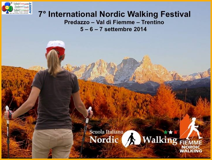 international nordic walking festival predazzo International Nordic Walking Festival 2014 a Predazzo