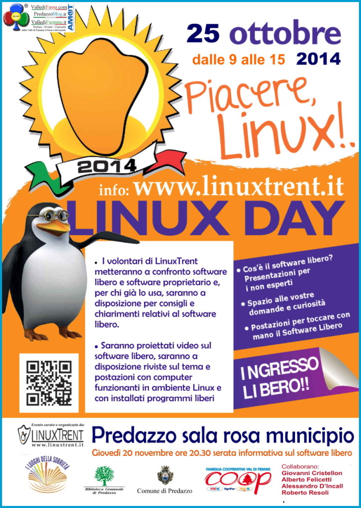 linux libero linux free 727x1024 Linux Day sabato 25 ottobre a Predazzo