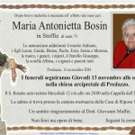 Necro Maria Bosin 150x150 Necrologio, Maria Rossi in Labò