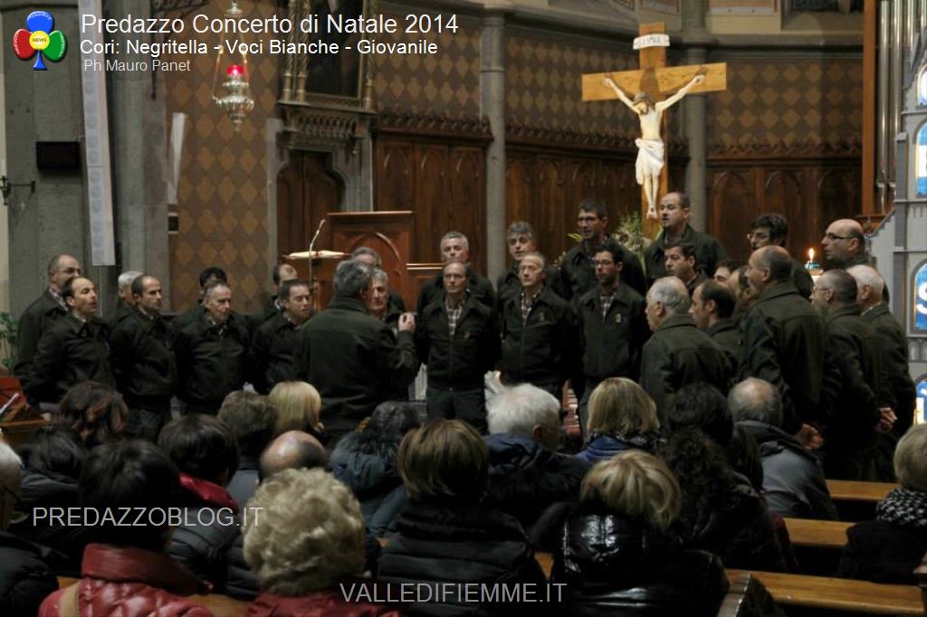Concerto di Natale 2014 Cori Negritella Voci Bianche Giovanile6 16° Rassegna di Canti Natalizi con 3 cori a Predazzo
