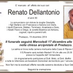 Dellantonio Renato 150x150 Necrologi, Aldo Dellantonio e Aldo Piller