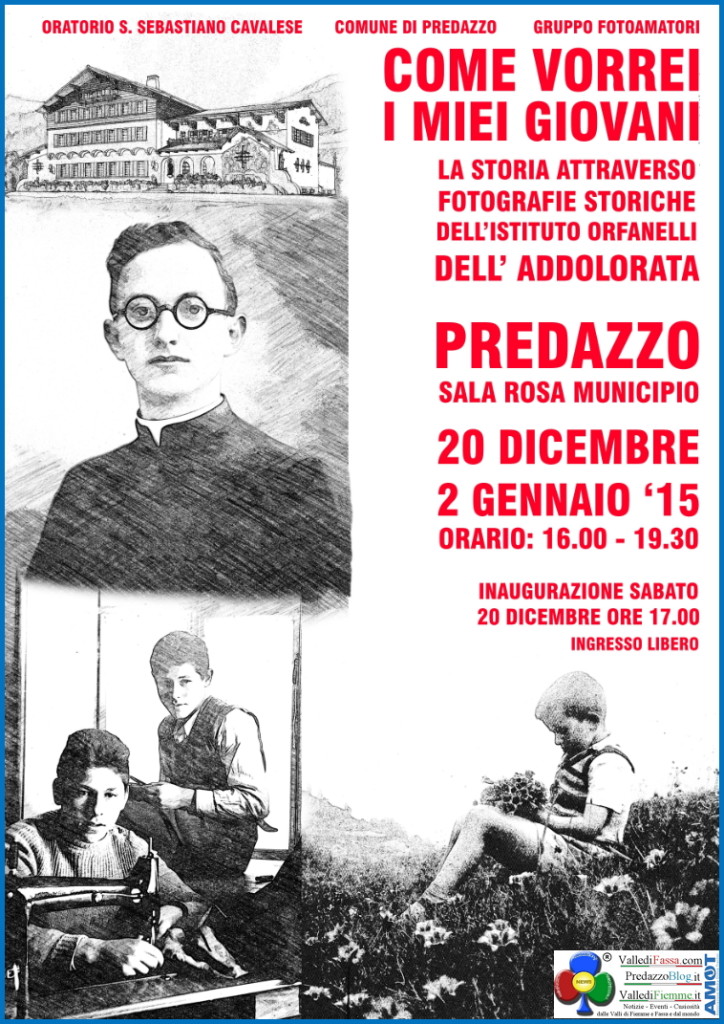 mostra e libro orfanelli predazzo fiemme 724x1024 Predazzo, mostra storica Istituto Orfanelli di Cavalese
