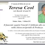 teresa ceol 150x150 Predazzo, lettera di Maria Bosin ai compaesani
