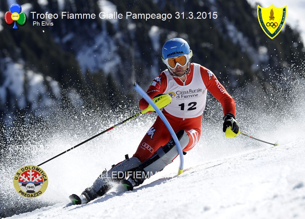 BACHER FABIAN SL PAMPEAGO 31 2015 PHOTO ELVIS Bis di Fabian Bacher nel secondo slalom FIS di Pampeago