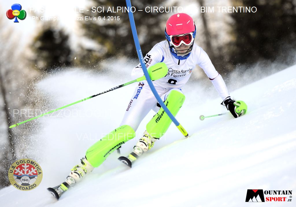 sci alpino gare fis passo rolle bim dolomitica 6 aprile 20152 Circuito Fis Bim Trentino oggi al Rolle, classifiche e foto
