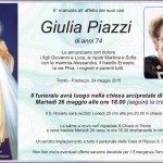 Piazzi Giulia 150x150 Predazzo, necrologio Giulia Gabrielli in Ossi