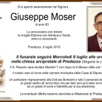 Moser Giuseppe 150x150 Predazzo, necrologio Giacomo Bosin (Nando Macia)