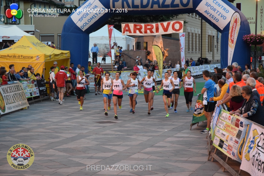 corsa notturna a predazzo 31.7.2015 predazzoblog178 U.S. Dolomitica, calendario manifestazioni estate 2016