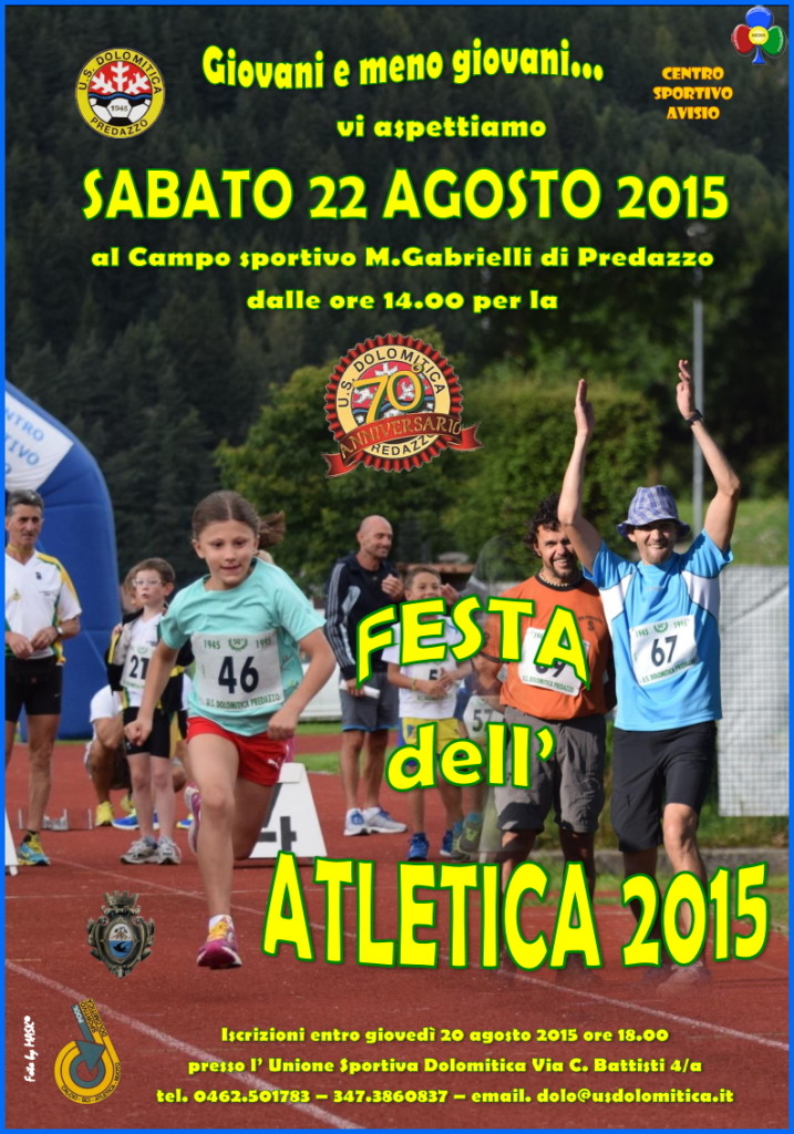 festa atletica predazzo 2015 717x1024 Predazzo, Festa dellAtletica 2015