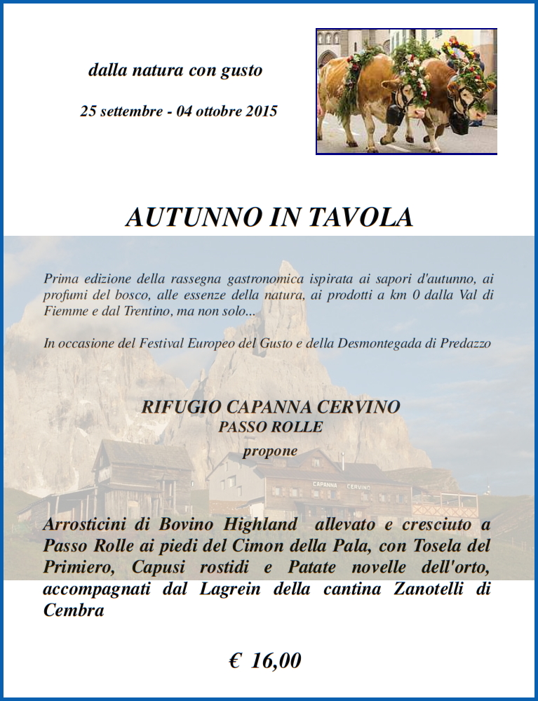 capanna cervino autunno 2015 Capanna Cervino aperta nei weekend fino al 1 novembre