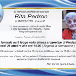 rita pedron 150x150 Avvisi Parrocchia 28.5/4.6 Necrologio Giorgio Gabrielli
