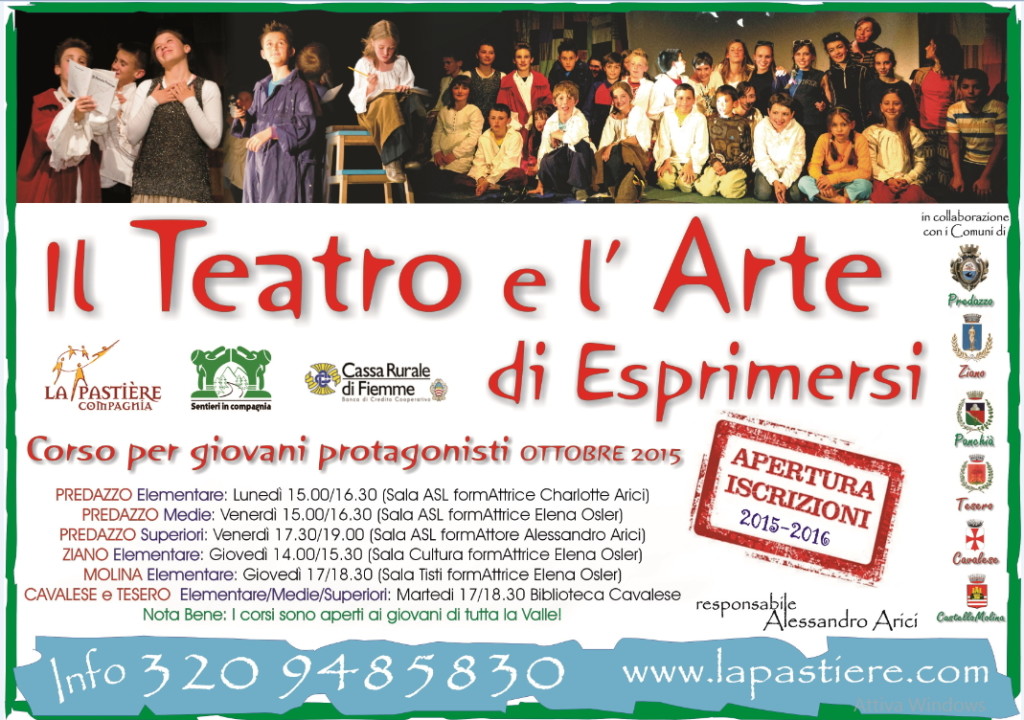 teatro arici 1024x720 Corso per giovani protagonisti con Alessandro Arici