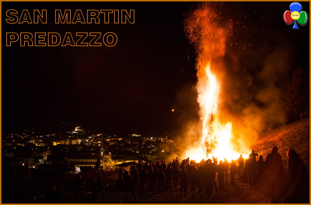 san martino predazzo 2015 1024x678 Fuochi di San Martin 11 novembre 2017 a Predazzo 