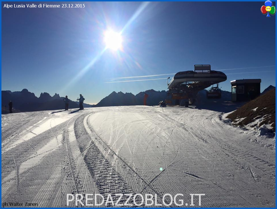 alpe lusia piste sci natale 2015 Niente neve, ma si scia benissimo sulle Dolomiti 