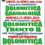 dolomitica garibaldina 150x150 Dolomitica Calcio, le partite in calendario