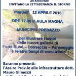 invito per galleria fortebuso aprile 2016 150x150 La galleria di Paneveggio parte nel 2014. Domani la conferenza dei servizi