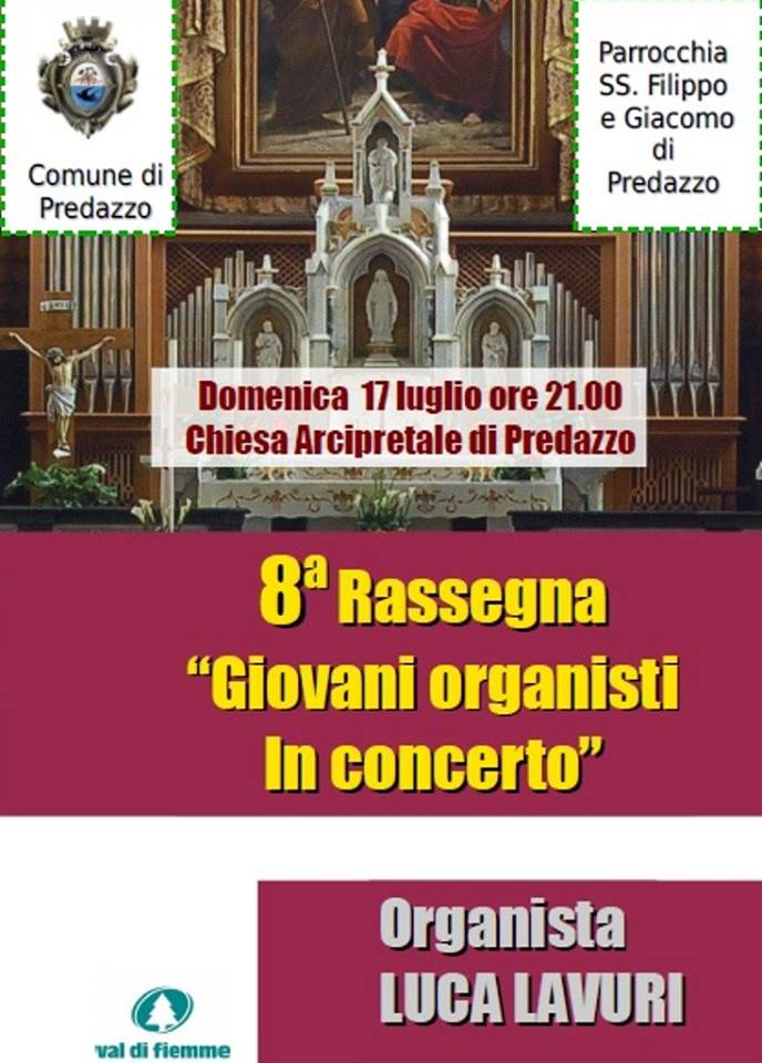 concerto organo predazzo Avvisi Parrocchia, Concerto dorgano e orari Messe