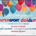 buon compleanno intersport dolomiti predazzo 2016 150x150 Predazzo, nuova apertura Inter Sport Dolomiti 