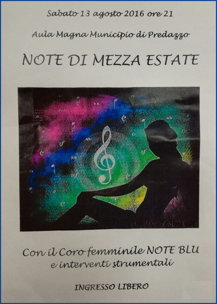 note di mezza estate 2016 730x1024 Note di Mezza Estate, concerto con le Note Blù