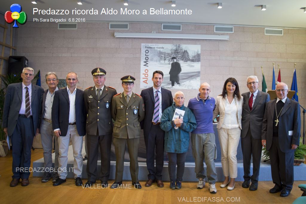 predazzo ricorda aldo moro bellamonte 6.8.16 ph sara brigadoi3 Bellamonte, intitolata ad Aldo Moro la Sala Conferenze 
