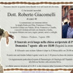 roberto giacomelli necrologio 150x150 Il grazie commosso dei familiari di Roberto Giacomelli
