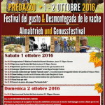 desmontegada 2016 predazzo 150x150 Festival Europeo del Gusto a Predazzo 2/4 ottobre 2015
