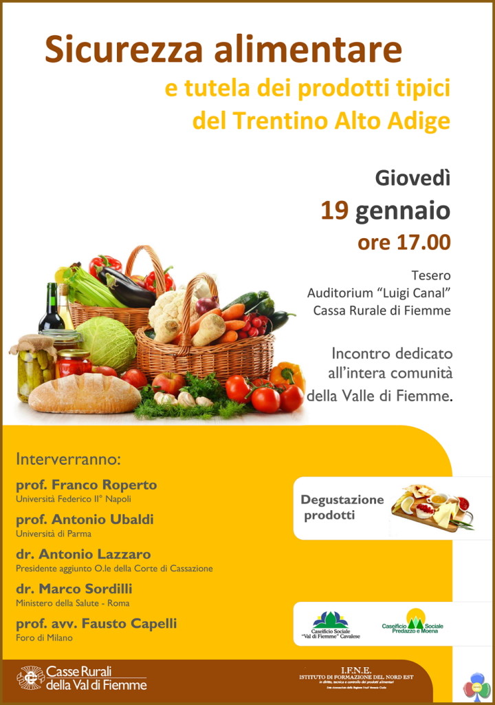 Sicurezza Alimentare 720x1024 Sicurezza Alimentare e tutela Prodotti Tipici Trentini