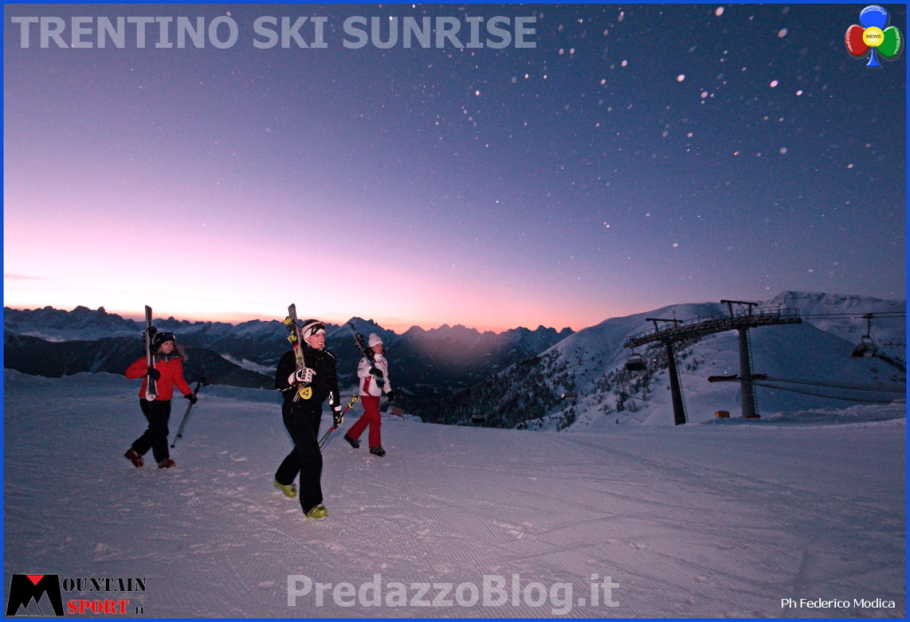 TRENTINO SKI SUNRISE 1024x700 Trentino Ski Sunrise: Tocchiamo l’alba con un dito