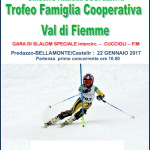 trofeo famiglia cooperativa dolomitica 2017 title 150x150 Rolle, Trofeo 70° US Dolomitica e Campionato TN Slalom Speciale