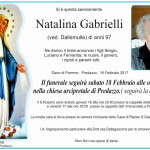 natalina gabrielli 150x150 Necrologi, Anna Ferraccioli, Marco Pellegrin, Romano Gabrielli