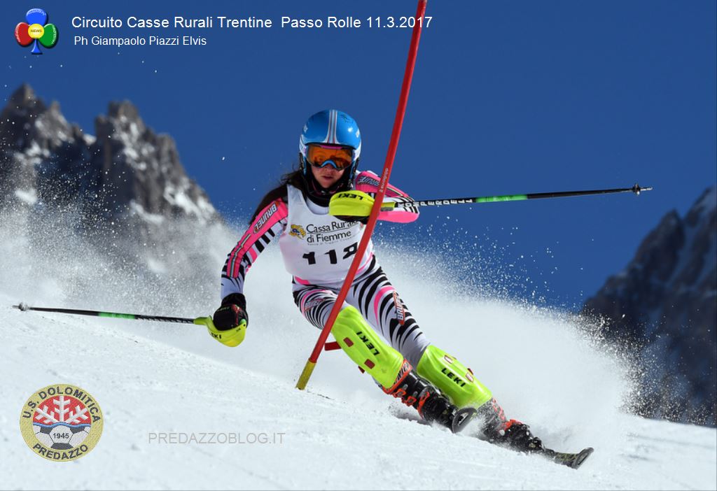 gare sci alpino passo rolle 2017 circuito casse rurali trentine1 Sci Alpino a Passo Rolle, risultati Circuito Casse Rurali Trentine