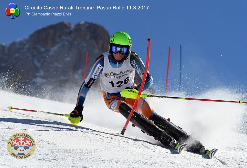 gare sci alpino passo rolle 2017 circuito casse rurali trentine2 Trofeo Cassa Rurale Val di Fiemme – Passo Rolle 4 marzo 2018  