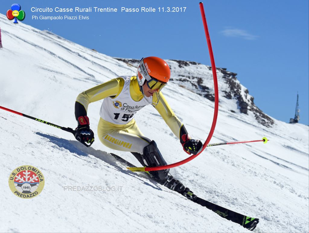 gare sci alpino passo rolle 2017 circuito casse rurali trentine7 Sci Alpino a Passo Rolle, risultati Circuito Casse Rurali Trentine