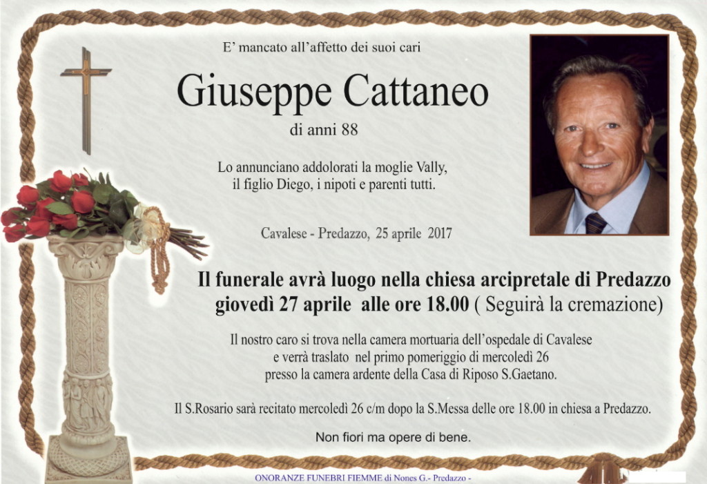 giuseppe cattaneo 1024x701 Necrologio, Giuseppe Cattaneo