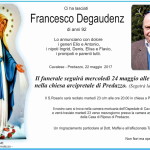 francesco degaudenz 150x150 Avvisi Parrocchia 26.3/2.4 necrologio Vittorio Monzardo