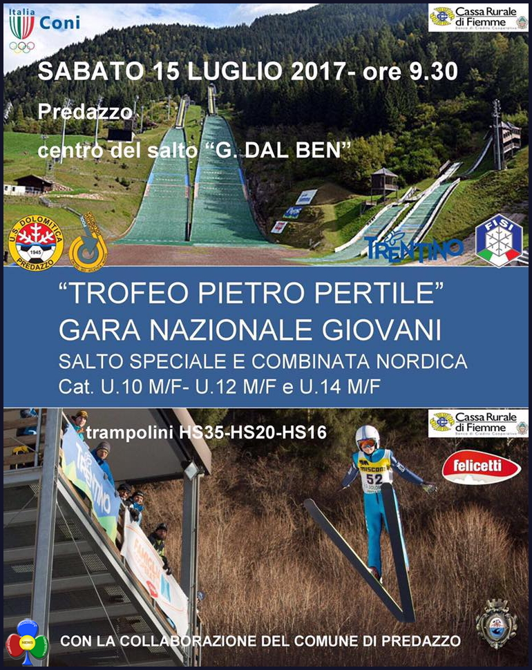 trofeo piero pertile predazzo 2017b Trofeo Pietro Pertile sabato 15 luglio 2017