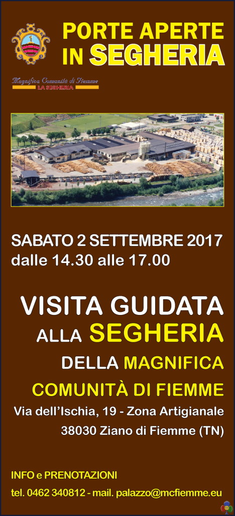 porte aperte in segheria ziano 468x1024 Porte aperte in Segheria il 2 settembre a Ziano di Fiemme
