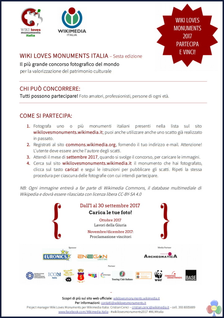 wiki loves monuments italia 724x1024 Il Comune di Predazzo aderisce a Wiki Loves Monuments 2017
