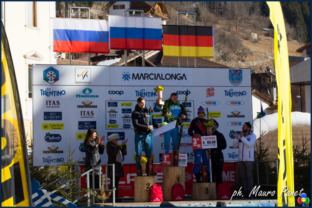 marcialonga light 2018 podio maschile 1024x682 Al russo Chernousov la Marcialonga 2018   Classifiche 