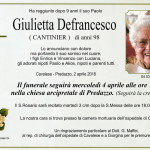 giulietta defrancesco 150x150 Avvisi Parrocchie 8 15 aprile
