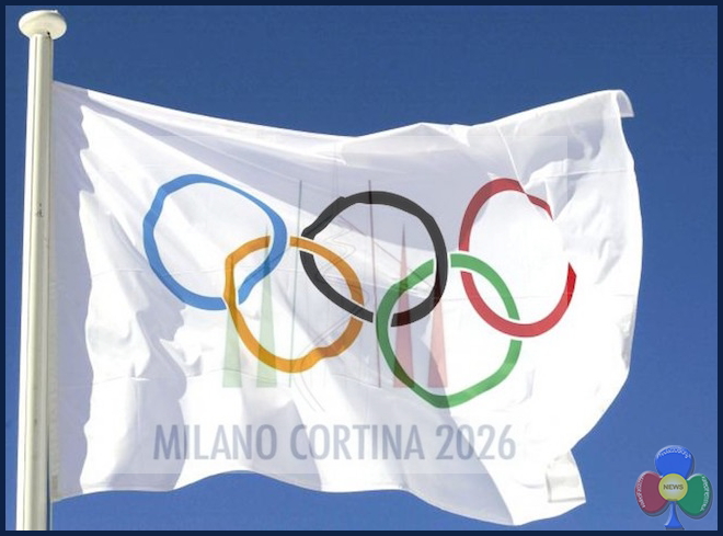 bandiera candidatura olimpica milano cortina 2026 DOMENICA ARRIVA IN VAL DI FIEMME LA BANDIERA DELLA CANDIDATURA OLIMPICA