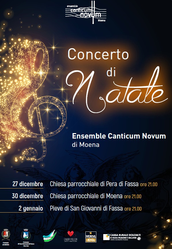 concerto natale canticum novum 2019 Orari S. Messe di Natale 2019 Fiemme e Fassa. Avvisi
