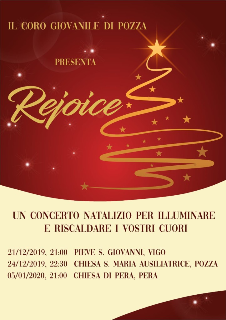 concerto natale coro giovanile pozza di fassa 723x1024 Orari S. Messe di Natale 2019 Fiemme e Fassa. Avvisi