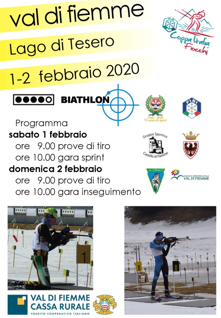 biathlon coppa fiocchi fiemme 714x1024  Disputata la quinta tappa della Coppa Italia Fiocchi di Biathlon