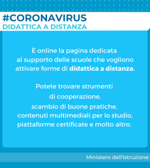 didattica a distanza coronavirus